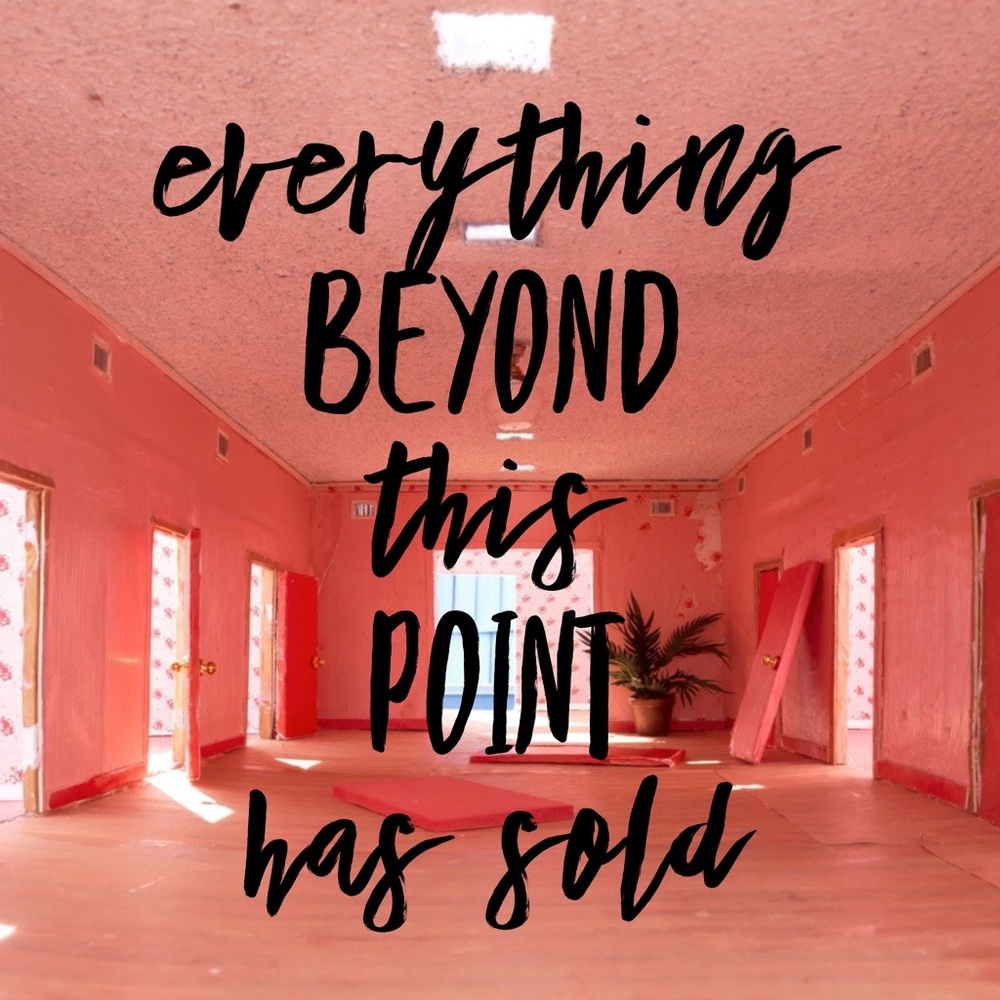 SOLD SOLD SOLD